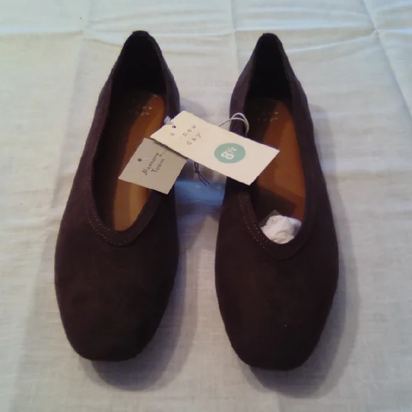 a new day Dark Brown Women's Flats - Picture 1 of 5